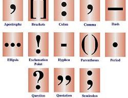 英文中有關標點符號的注意事項